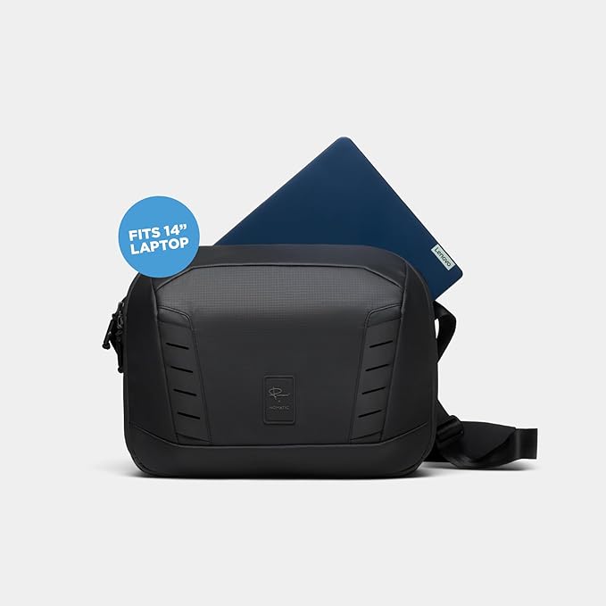 NOMATIC McKinnon Camera Messenger 13L: Versatile Camera Bag for Photographers with Quick Access, Secure Laptop Storage (Fits 14" MacBook), Comfortable Crossbody Design & External Straps for Travel