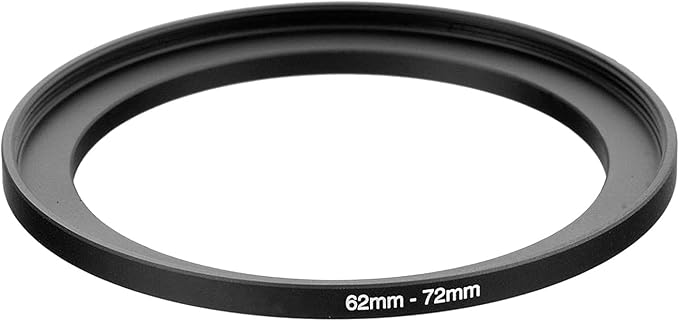 UltraPro Step-Up Adapter Ring 62mm Lens to 72mm Filter Size