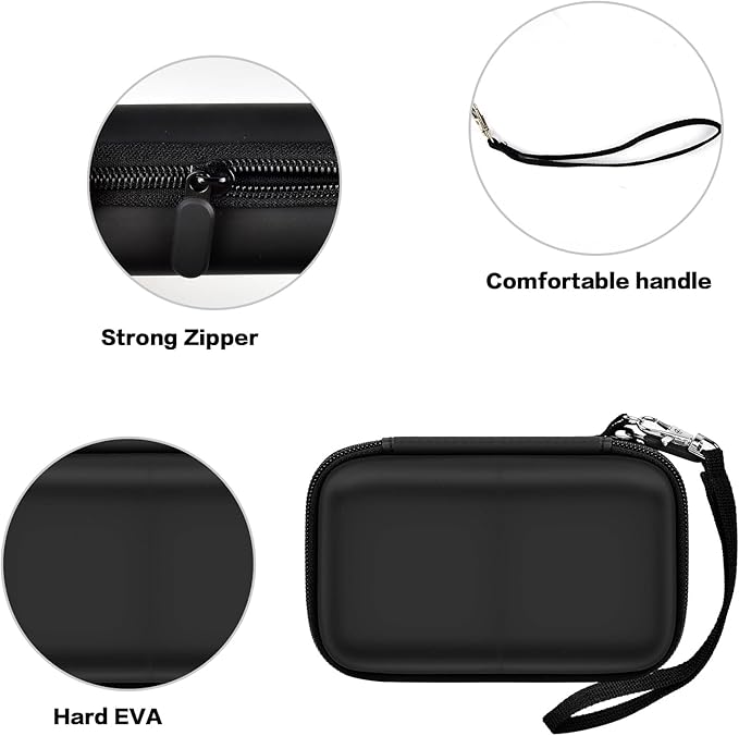 Case for Anker MagGo for Ucomx 3-in-1 for MagGo UFO Charging Station,for Augnner for Iseyyox for Apple MagSafe Duo for LISEN Wireless Charger Foldable Magnetic Charging Stand Storage Box-Black