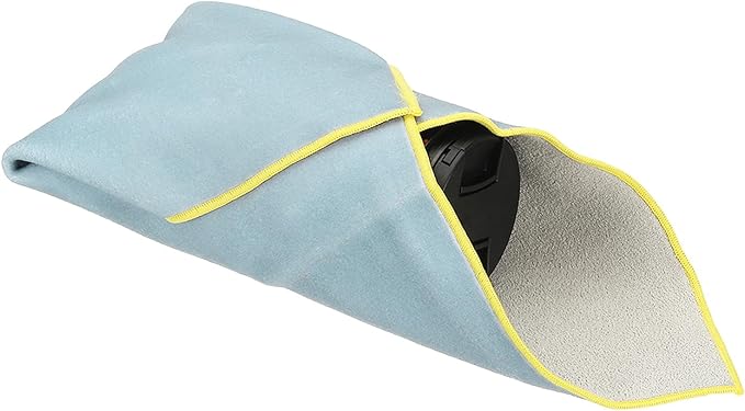 PATIKIL Camera Protective Wrap, 17.7" x 17.7" Lens Protector Wrapper Magic Self-Adhesive Camera Wrap for Camera Lens DSLR Phone Laptop, Haze Blue