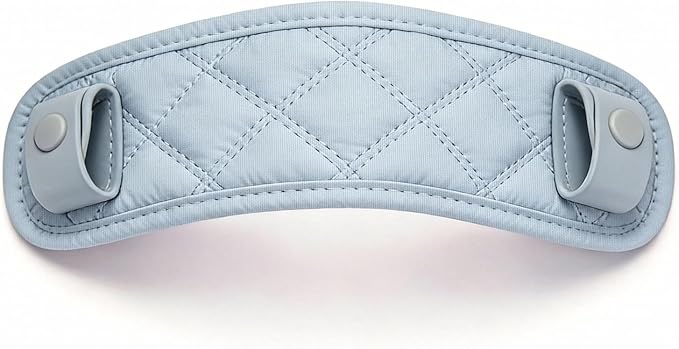 GIVLEFLY Shoulder Strap Pad for Bags, Soft Cushion Protector with Anti-Slip Backing for Tote & Crossbody, Light Blue