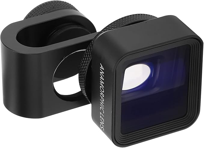 Mobile Anamorphic Lens 1.33X Wide Screen Filmmaking Lens for Phones and iOS Pad
