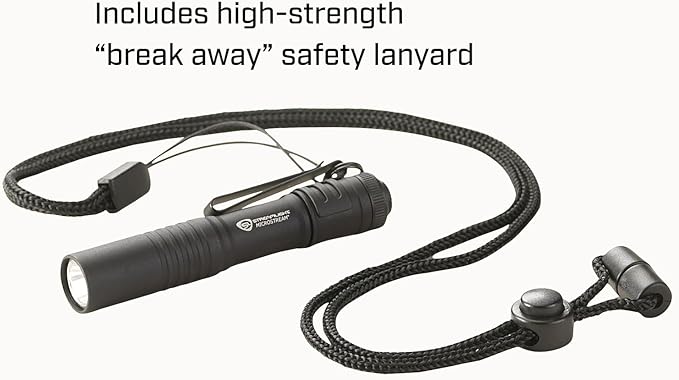 Streamlight 66318 MicroStream 45-Lumen Everyday Carry Pocket Flashlight with AAA Alkaline Battery, Black