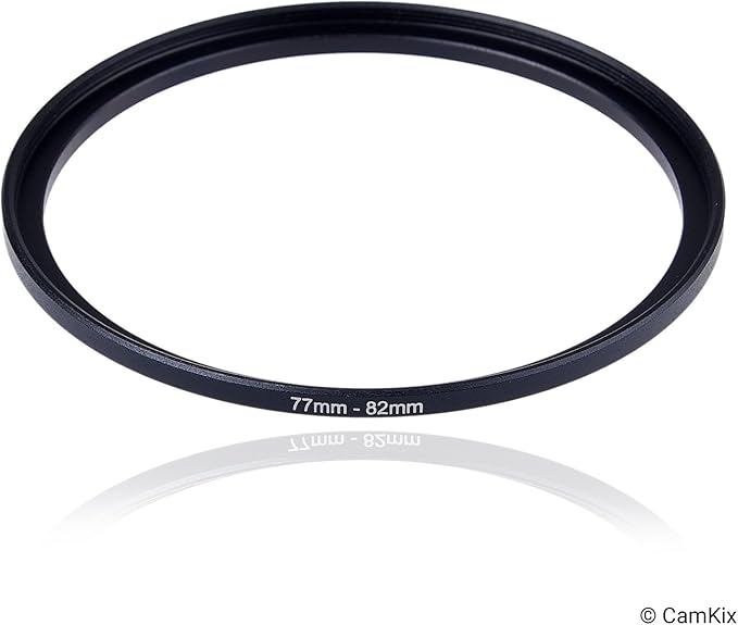 Step Up Lens Filter Adapter Rings - Set of 9 - Allows You to Fit Larger Size Lens Filters on a Lens with a Smaller Diameter - Sizes: 37-49, 49-52, 52-55, 55-58, 58-62, 62-67, 67-72, 72-77, 77-82 mm