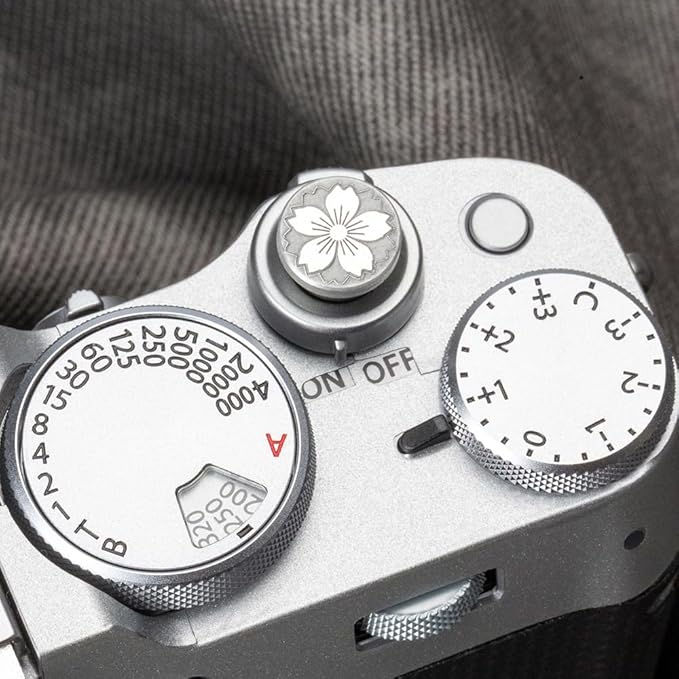 DBZZ Camera Soft Release Button, Shutter Button for Fuji Fujifilm X-T5 X-T4 X-T3 X-T30 X-T30 II X-T20 X-PRO3 X100VI X100V X-E4 X-E3 for Sony RX1R II RX10 IV III (Button)