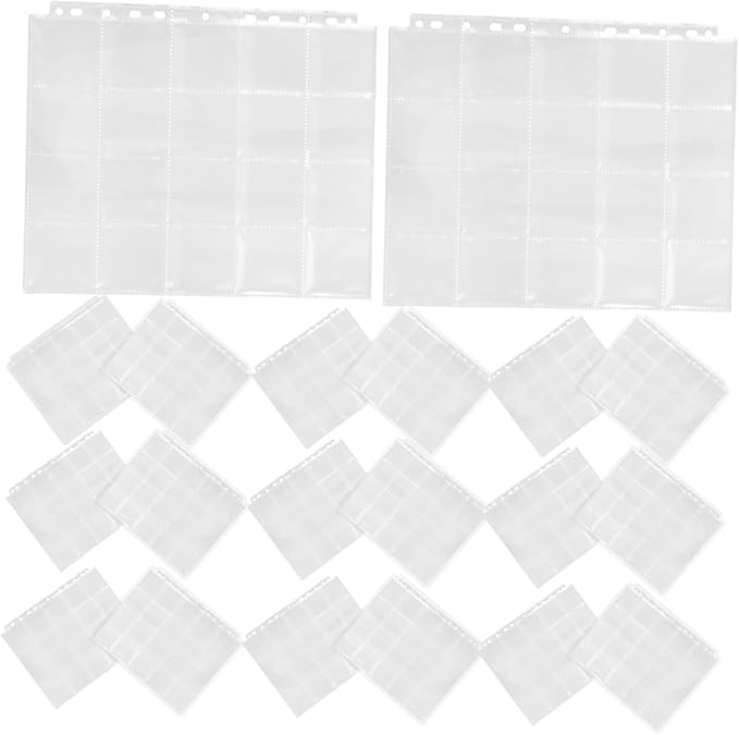 30pcs Acid Film Negative Binder Sleeves for Organized Storage Easy Expandable Film Holder Pages Portable Negative Storage Compatible Systems