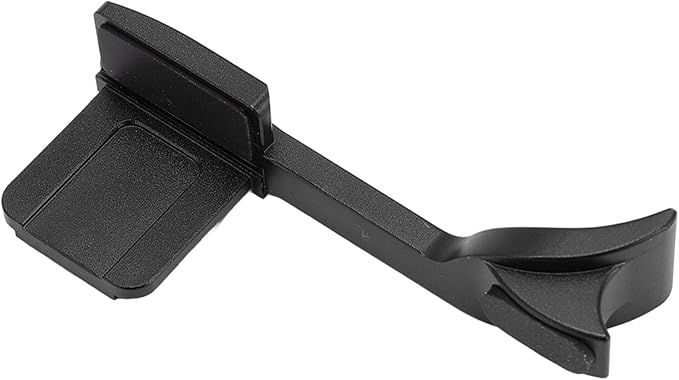 Dpofirs Aluminum Alloy Thumb Up Grip for Q2, CNC Machined Hot Shoe Hand Grip for Better Balance & OneHanded Operation (Black)
