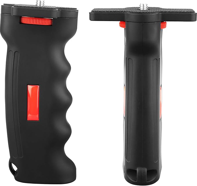 Camera Handle Grip,1/4" Camera Handheld Stabilizer with Wrist Strap,Chromlives Handle Grip Support Mount for DSLR Camcorder Smartphone Action Cameras Led Video Light