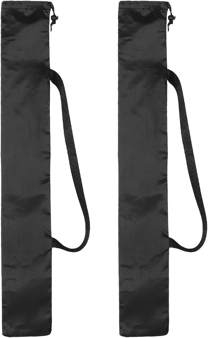 PATIKIL 29 x 4 Inch Tripod Carrying Case, 2 Pack Camera Tripod Carrying Bags Oxford Cloth Padded Bag for Camera Gear Mic Light Stand Sheet Music Photography Accessories, Black