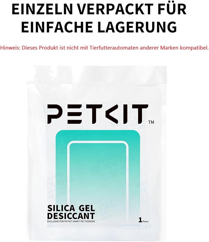 PETKIT Replaced Desiccant Bags for All Automatic Cat Dog Feeders -5 Packs, Pet Feeder Replaced Desiccant, Fresh Keeping