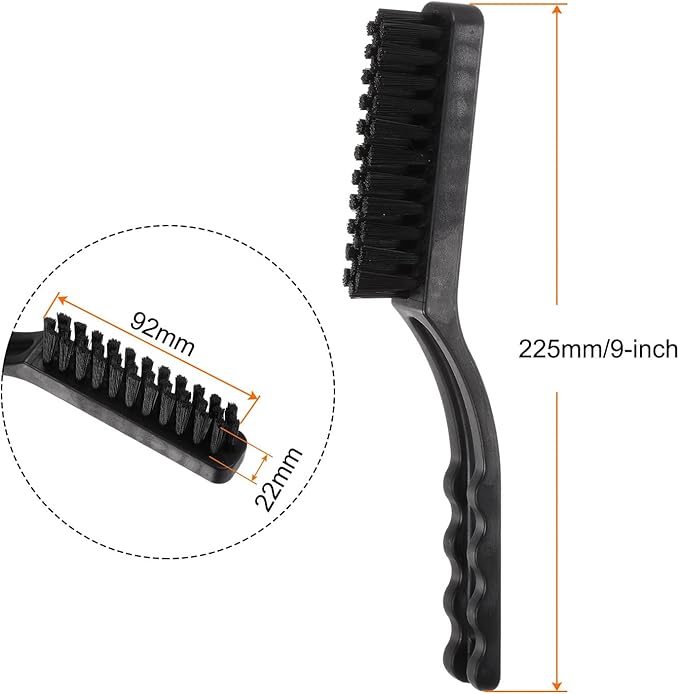 HARFINGTON 5pcs Anti-Static Cleaning Brush 22x92mm PV Plastic Conductive Bristles Anti Static ESD Brushes for Clean PCB Laptop Keyboard Fan and Other Electronic Devices
