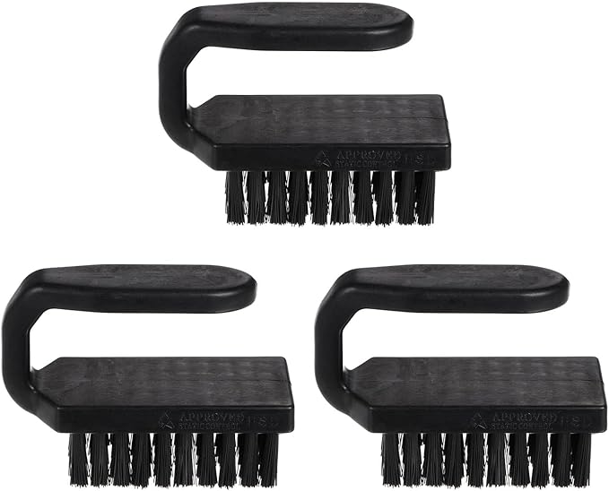 HARFINGTON 3pcs Anti-Static Cleaning Brush U Shape Handle 20x32mm PV Plastic Conductive Bristles Anti Static ESD Brushes for Clean PCB Laptop Keyboard Fan, Etc