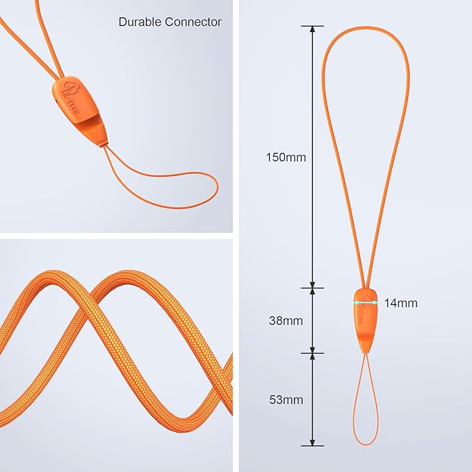 E-Tree 2 Pack Multi-Purpose Wrist Lanyard Hand Strap for Cell Phone Case Camera Airpods Keys Keychain Keys USB Flash Drive