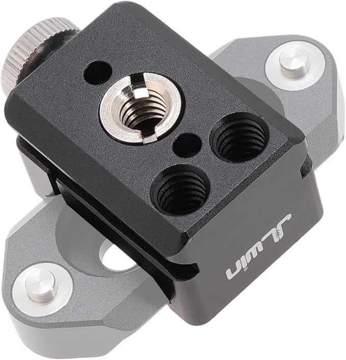 FocusFoto Quick Release NATO Clamp with 1/4" Threaded, 3/8" ARRI Locating Hole for NATO Rail Silder Camera Cage Stabilizers, Compatible with DJI Ronin RSC2, RS3, RS3 Pro, RS3 Mini, RS4, RS4 Pro Gimbal
