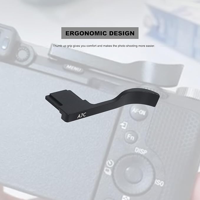 Thumb Grip for Sony A7C Camera,Metal Camera Thumbs Up Rest Hand Grip