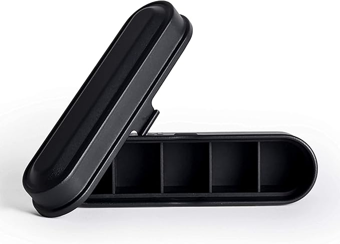 Kodak Steel 35mm FIlm Roll Case, Holds 5 Rolls (All Black)