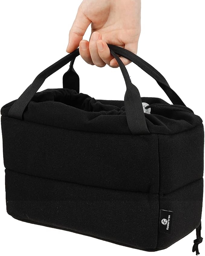 Koolertron Shockproof Camera Photo Bag for SLR TLR Camera Insert Partition Padded Case,Can be Put Directly Into the SLR Camera Bag With Freely Adjustable Compartment