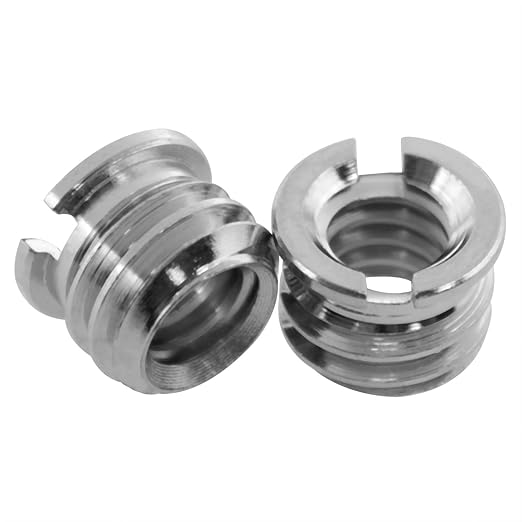 1/4''-20 Female to 3/8 "-16 Male Threaded Adapter for Tripod Standard Screw Adapter for DSLR Camera Monopod Bracket 3/8 Turn 1/4 Adapter 12PCS (1/4“-20 to 3/8”-16)