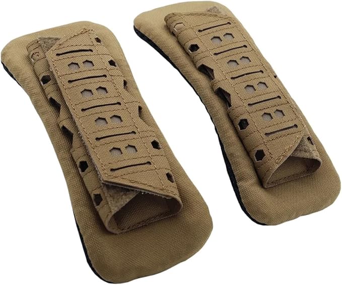 2 Pcs Tactical Vest Shoulder Strap Pads Backpack Breathable Mesh Cushion Pad