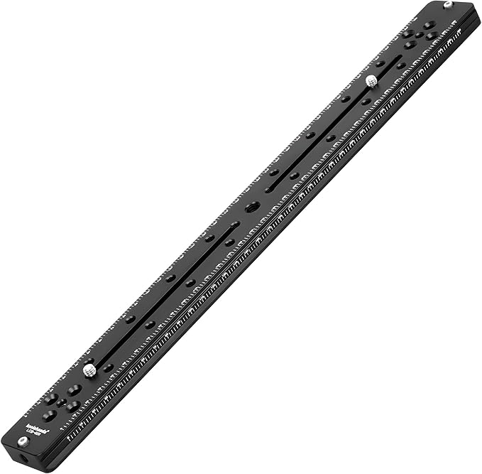 Koolehaoda 400mm Rail Plate Multi-Purpose Dual Rail Quick Release Plate Aluminium Alloy Plate Compatible with Arca Swiss for Camera