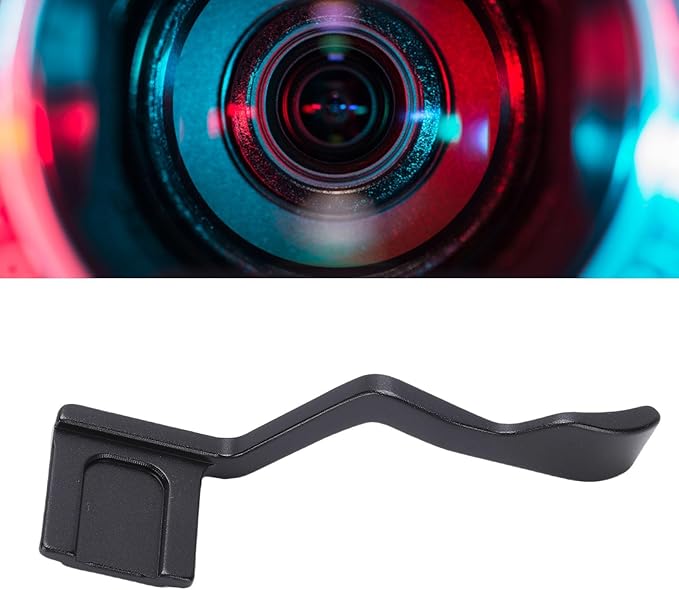 Thumb Up Grip, Aluminum Alloy Camera Thumb Rest for nikons ZFC with Ergonomic Design, Lightweight CNC Machined Hand Grip for Stable Photography (Black)