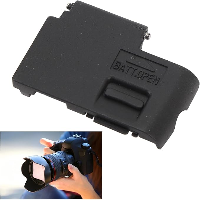 Camera Battery Door Cover Replacement for 350D 400D Digital Camera, ABS Precise Fit Easy Install Battery Compartment Lid