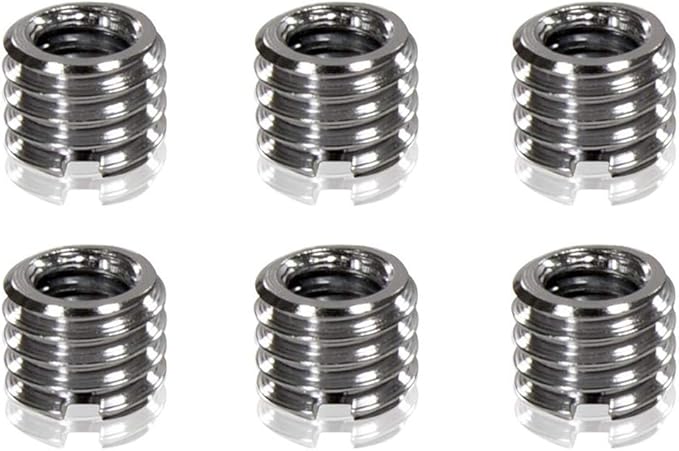 3/8" to 1/4" Tripod Ballhead Reducer Bushing Convert Screw Adapter,1/4" to 3/8" Tripod Ballhead Camera Convert Screw Adapter Mount for Tripod Monopod Ballhead Video Light Stand DSLR SLR