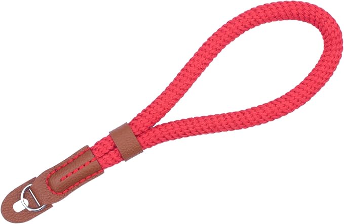 Camera Wrist Strap,Hand Strap lanyard for DSLR SLR Mirrorless Camera Rope Adjustable Safety Strap(Red)