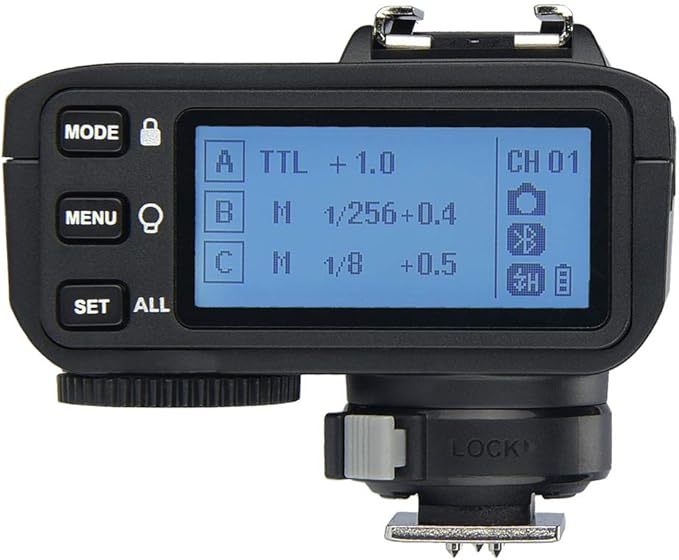 Godox X2T X2T-N Flash Trigger for Nikon, with 2.4G i-TTL HSS 1/8000s Group Function LCD Control Panel Firmware Update, GODOX X2 X2TN X2T N Wireless Flash Trigger Transmitter for Nikon Camera