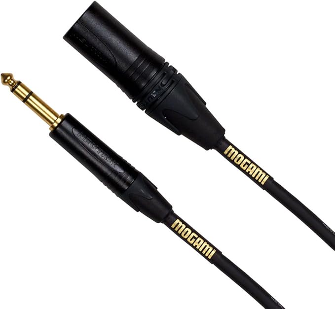 Mogami Gold-TRSXLRM-03 Balanced Quad Patch Cable 3 feet