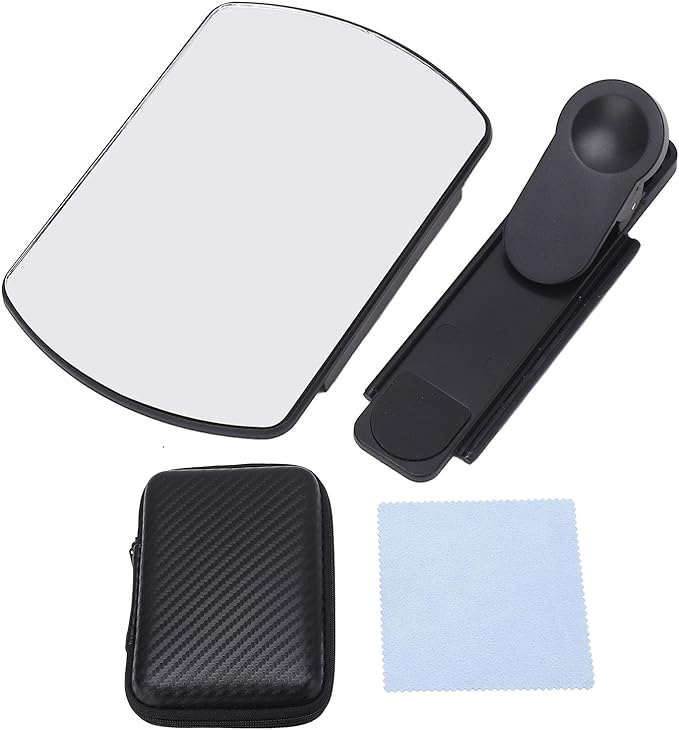 Smartphone Camera Mirror Reflection Clip Kit, Adjustable Phone Camera Mirror Reflection, Lightweight & Compact, for Android for iOS Smartphones
