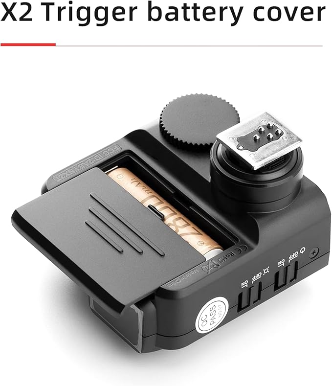 Replacement Battery Door Cover Lid Cap for X2T/CTR16/XPro Triggers Transmitter Receiver Repair Parts Accessories Transmitter Receiver Battery Cover
