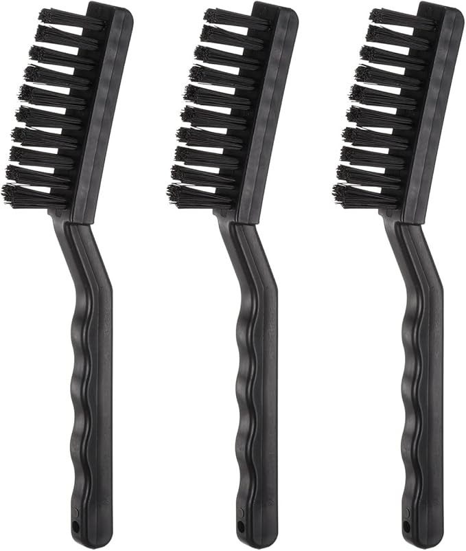 HARFINGTON 3pcs Anti-Static Cleaning Brush 18x60mm PV Plastic Conductive Bristles Anti Static ESD Brushes for Clean PCB Laptop Keyboard Fan and Other Electronic Devices