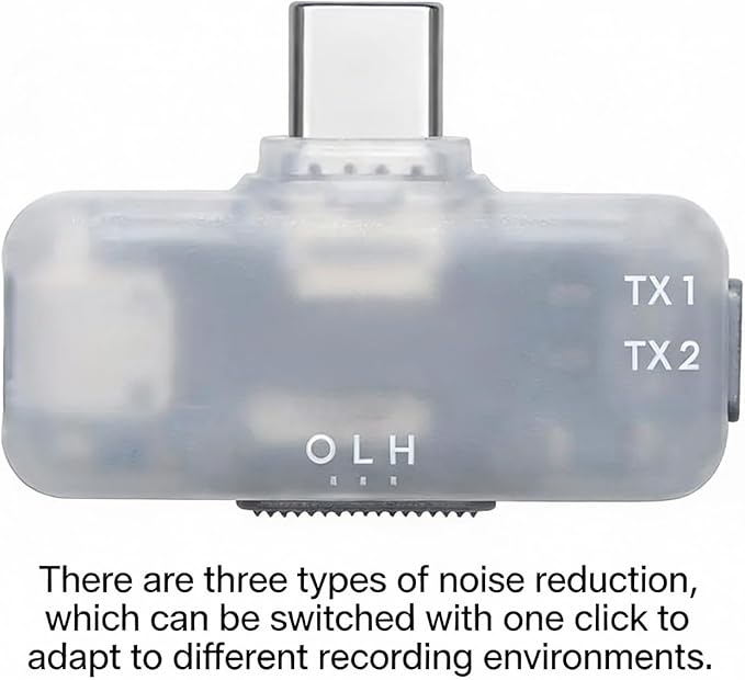 for DJI Mic Series Mobile Receiver,Type c Mobile Phone Adpaters,Plug and Play,Compatible with DJI Mic Mini/Mic 2/Mic 3/iPhone/Smartphone/PC/Mac Connector, USB C Adapter