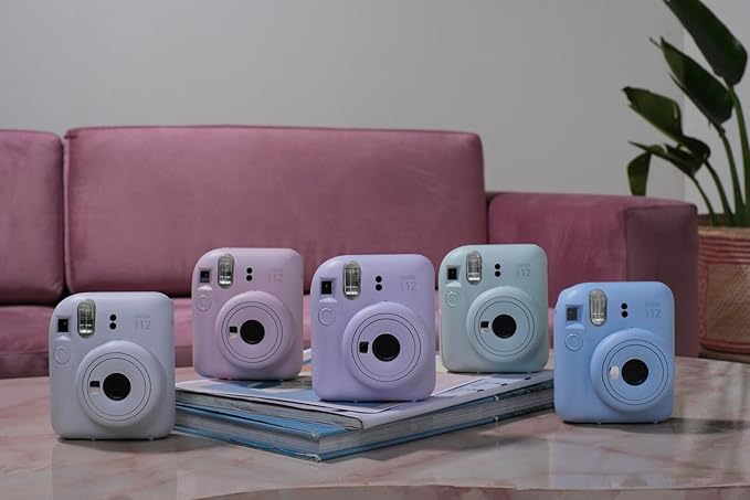 Fujifilm Instax Mini 12 Instant Film Camera - Pastel Blue,(Pack of 10)