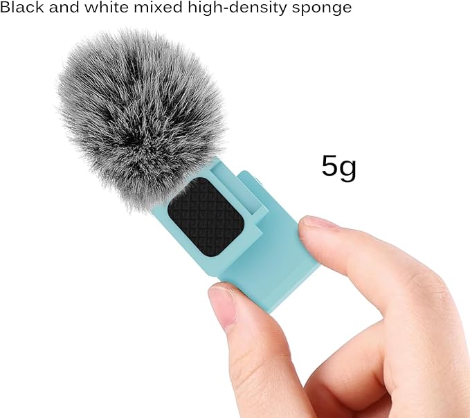 The 2-Piece Set of DY-ZV01 top Microphone Windproof Sponge Wool Cover Cold Shoe Accessories is Suitable for Sony Cameras ZV-1, ZV-1 II, ZV-1F, ZV-E10, ZV-E10M2 and ZV-E1 (DY-ZV01 2PCS)
