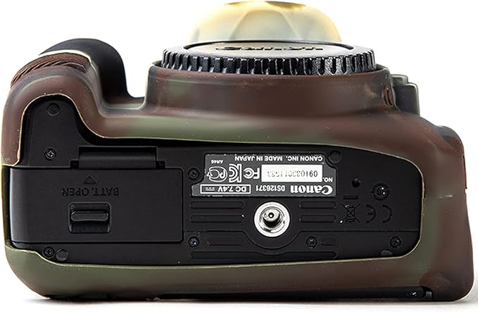 Professional Secure Silicone Camera Cover Housing Rubber Protective Body Skin Bag for Canon EOS 600D 650D 700D DSLR Camera Case (Army Green)