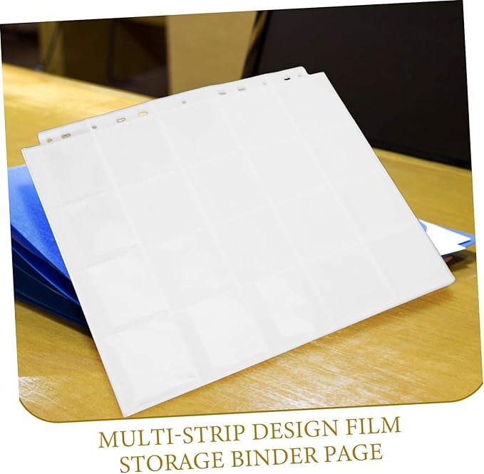 VILLCASE 30pcs Acid Film Negative Sleeves Binder for Organizing and Preserving Film Negatives Storage for Safe Storage and Easy Access