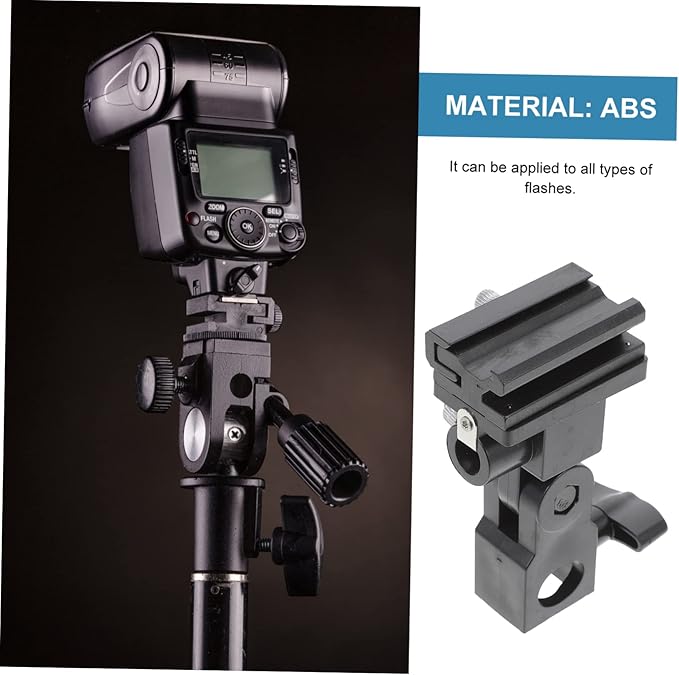 jojofuny Flash Trigger Bracket Light Adapter Tripod Mount for Camera Off-Camera Flash Stand Umbrella Clamp