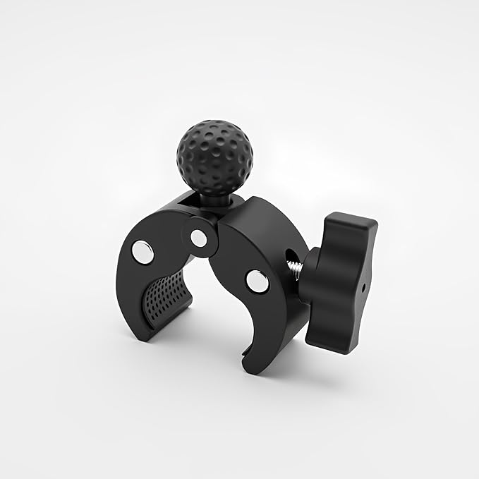 Clamp Camera Mount Chair Umbrella Clamp, with 360° Magic Arm Double Ball Head Adapter for Umbrella 10"