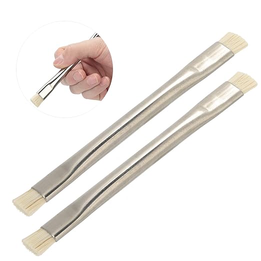 Anti Static Brush 2pcs Electronic Cleaning Brush, Mainboard Motherboard Cleaning Brush ESD Safety Dust Removal Brush Soft Brush for Cleaning Keyboard PCB Mobile Phone Parts