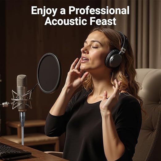 XLR Cables 6.6ft/2m, Premium Microphone Cable,XLR Male to Female Balanced Microphone Cord 3 pin,Oxygen-Free Copper (OFC) Nylon Braided Mic Cord-Gray