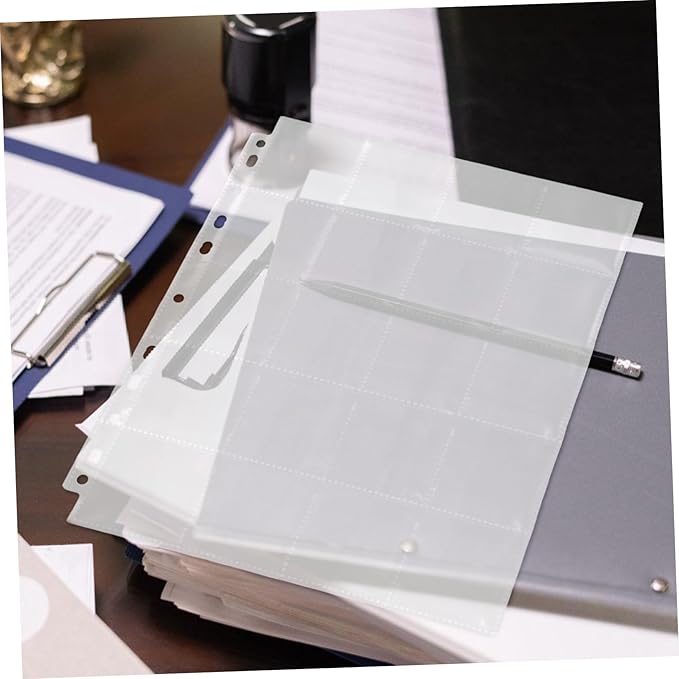 DOITOOL 30pcs Film Negative Storage Sleeves Acid Binder Pages for Film Easy-Access Negative Holder for Organizing and Preserving