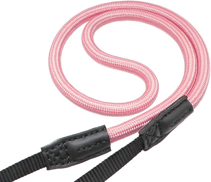 HITHUT Quick Release Camera Neck Strap Shoulder Strap Belt for Mirrorless Digital Cameras Climbing Rope with Quick Release QD Loops Connector with O-Ring Adjustable Length 30-53inch Pink