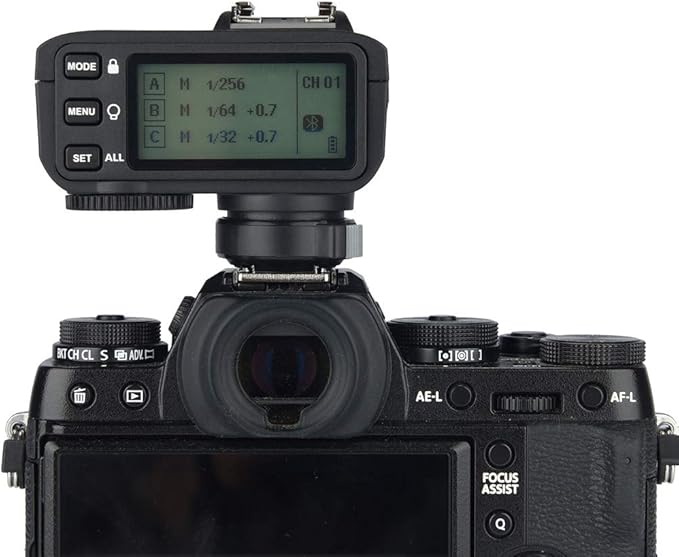 Godox X2T X2T-F Flash Trigger for Fujifilm, with 2.4G TTL HSS 1/8000s Group Function LCD Control Panel Firmware Update, GODOX X2 X2TF X2T F Wireless Flash Trigger Transmitter for Fuji Camera