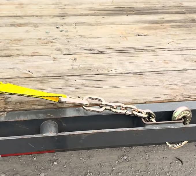 Mytee Products (10 Pack) 2" x 30' Ratchet Straps w/Chain, WLL 3400 Tie Down Strap