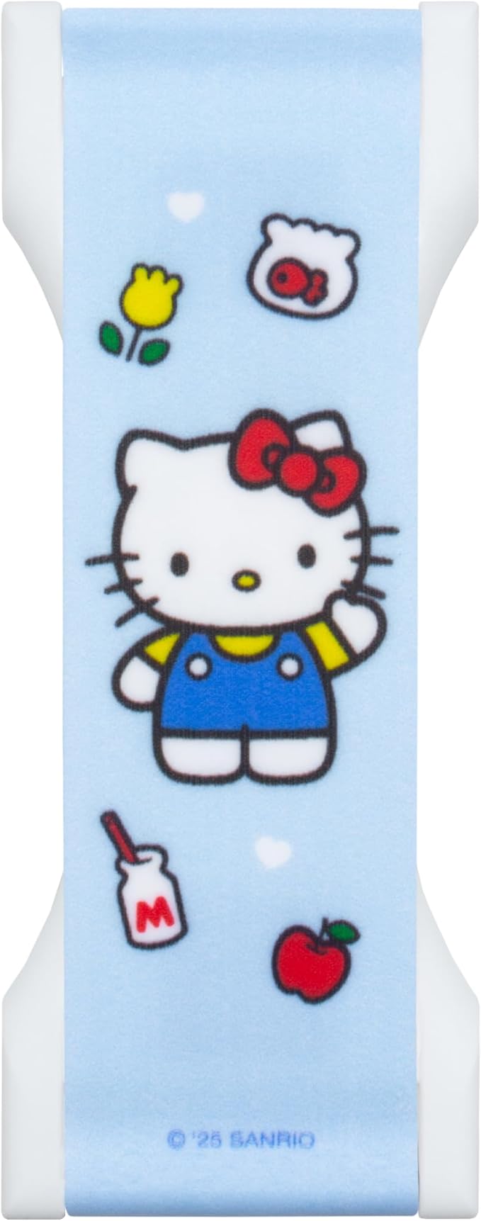 Hello Kitty on White Base - Magnetic Phone Grip with Kickstand – Silicone Phone Strap for Smartphones & Tablets