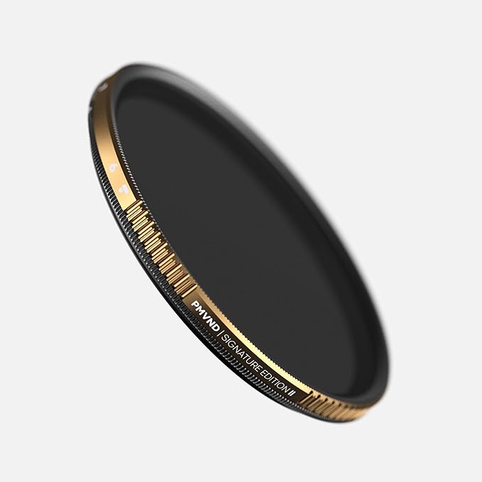 PolarPro 95mm Peter McKinnon VND Camera Filter - 2-5 Stop Variable Neutral Density Lens Filter for DSLR/Mirrorless Professional Video – PMVND Signature Edition II for Cinematic Shutter Speed Control