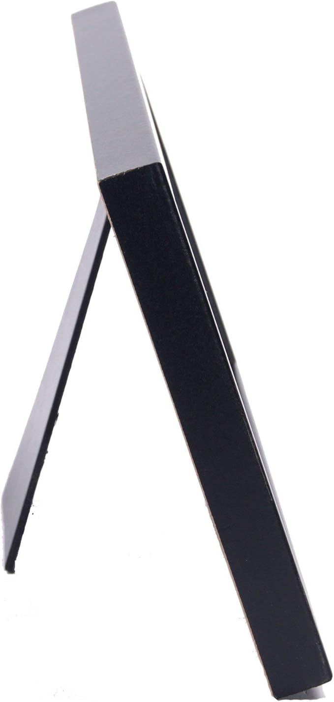 Creative Picture Frames [5.5x10.5bk-b] Black Business License Certificate Frame for Professionals Holds 3.5 by 8.5 with Black Mat Includes Self Standing Easel Back with Hanger