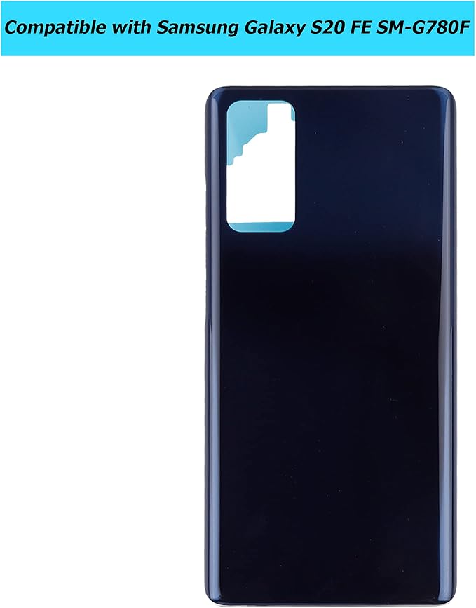 Replacement Battery Door Cover Back Cover Kompatibel for Samsung Galaxy S20 FE SM-G780F, SM-G780F/DSM, SM-G780G SM-G781B SM-G781U SM-G781W Cloud Navy Akkudeckel